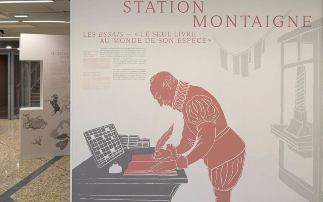 Les Essais de Montaigne disposent d’un espace d’interprétation dédié