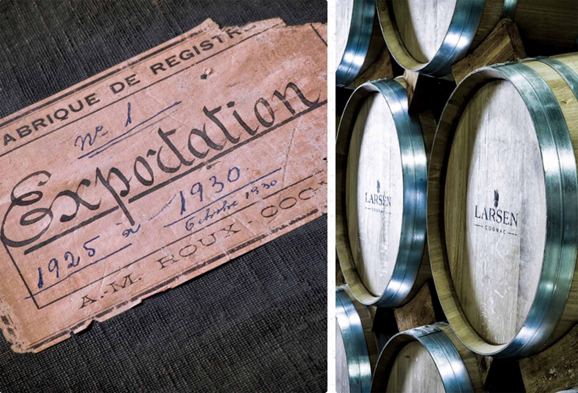 Arkhênum présente un corpus historique illustré retraçant 100 ans d’histoire de la maison Cognac Larsen